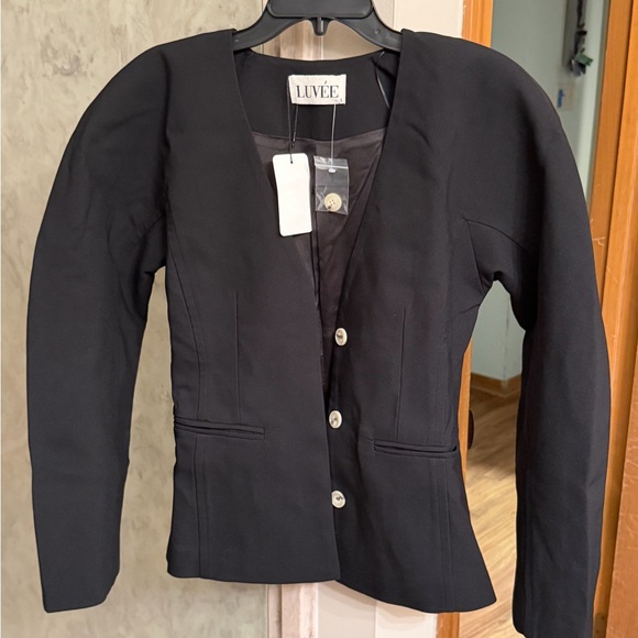 Shop The Muse The Holiday Gala Top Black Small BNWT - Picture 7 of 12